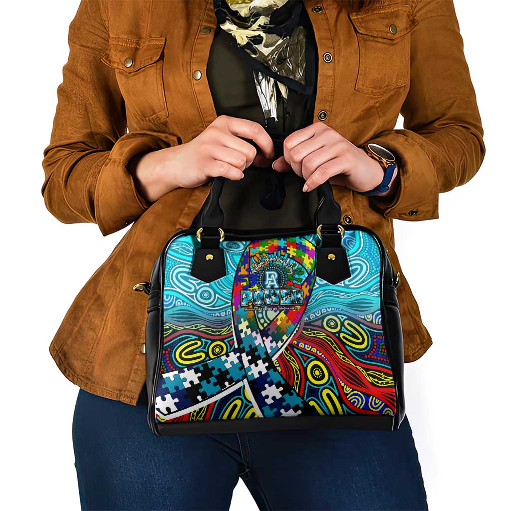 Autism Awareness Australia Port Adelaide Power Shoulder Handbag Aboriginal Indigenous Art