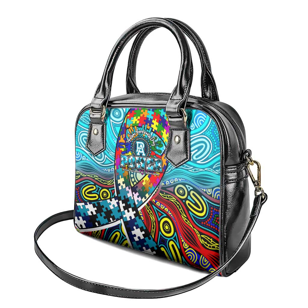 Autism Awareness Australia Port Adelaide Power Shoulder Handbag Aboriginal Indigenous Art