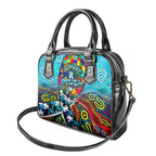 Autism Awareness Australia Port Adelaide Power Shoulder Handbag Aboriginal Indigenous Art