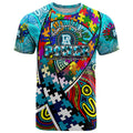 Autism Awareness Australia Port Adelaide Power T Shirt Aboriginal Indigenous Art