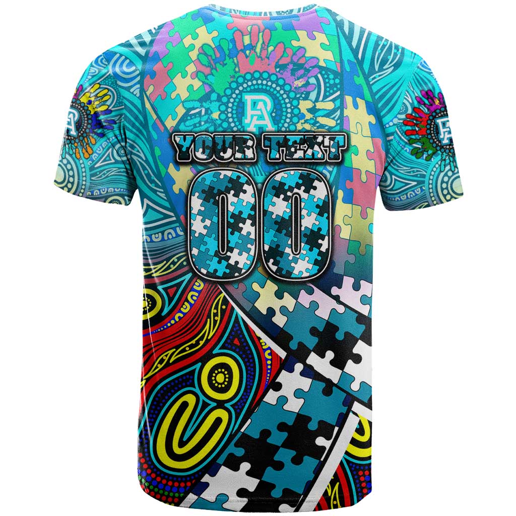 Autism Awareness Australia Port Adelaide Power T Shirt Aboriginal Indigenous Art