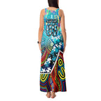 Autism Awareness Australia Port Adelaide Power Tank Maxi Dress Aboriginal Indigenous Art