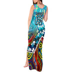 Autism Awareness Australia Port Adelaide Power Tank Maxi Dress Aboriginal Indigenous Art