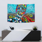 Autism Awareness Australia Port Adelaide Power Tapestry Aboriginal Indigenous Art