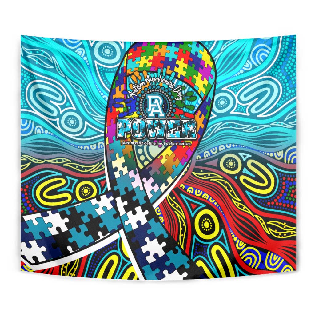 Autism Awareness Australia Port Adelaide Power Tapestry Aboriginal Indigenous Art