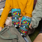 Autism Awareness Australia  Port Adelaide Power Tumbler Cup Aboriginal Indigenous Art
