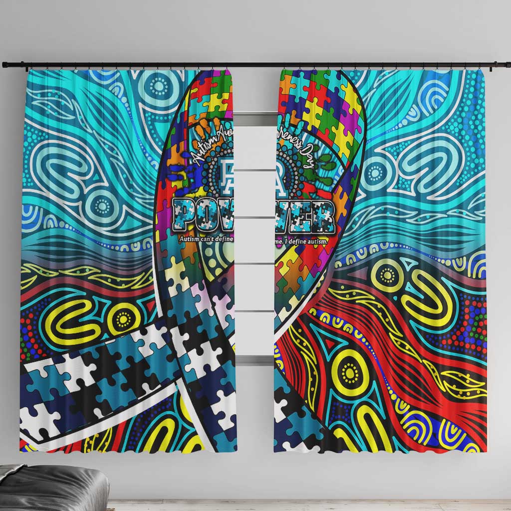 Autism Awareness Australia Port Adelaide Power Window Curtain Aboriginal Indigenous Art