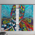 Autism Awareness Australia Port Adelaide Power Window Curtain Aboriginal Indigenous Art
