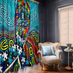 Autism Awareness Australia Port Adelaide Power Window Curtain Aboriginal Indigenous Art