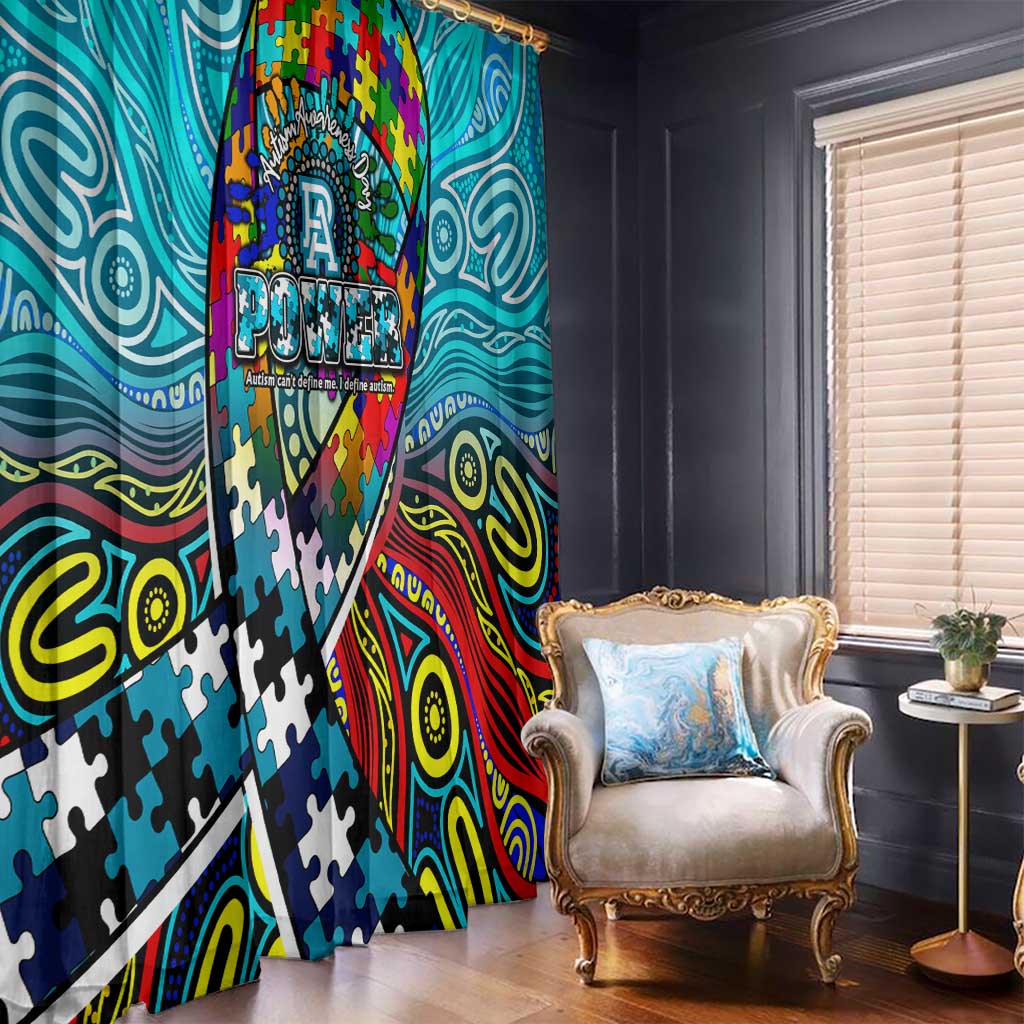 Autism Awareness Australia Port Adelaide Power Window Curtain Aboriginal Indigenous Art