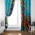 Autism Awareness Australia Port Adelaide Power Window Curtain Aboriginal Indigenous Art