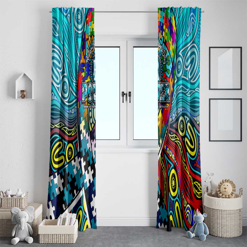 Autism Awareness Australia Port Adelaide Power Window Curtain Aboriginal Indigenous Art