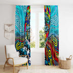 Autism Awareness Australia Port Adelaide Power Window Curtain Aboriginal Indigenous Art