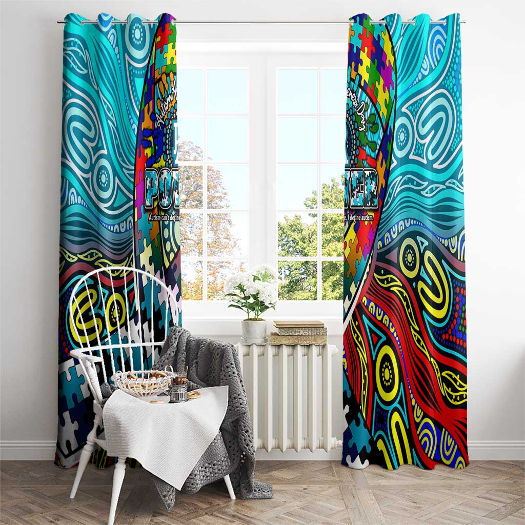 Autism Awareness Australia Port Adelaide Power Window Curtain Aboriginal Indigenous Art