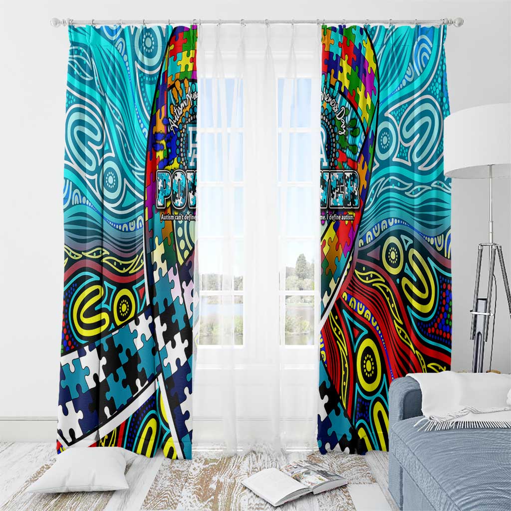 Autism Awareness Australia Port Adelaide Power Window Curtain Aboriginal Indigenous Art
