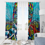 Autism Awareness Australia Port Adelaide Power Window Curtain Aboriginal Indigenous Art
