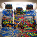 Autism Awareness Australia West Coast Eagles Back Car Seat Cover Aboriginal Indigenous Art