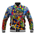 Autism Awareness Australia West Coast Eagles Baseball Jacket Aboriginal Indigenous Art