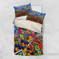 Autism Awareness Australia West Coast Eagles Bedding Set Aboriginal Indigenous Art
