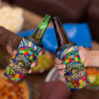 Autism Awareness Australia West Coast Eagles 4 in 1 Can Cooler Tumbler Aboriginal Indigenous Art