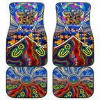 Autism Awareness Australia West Coast Eagles Car Mats Aboriginal Indigenous Art