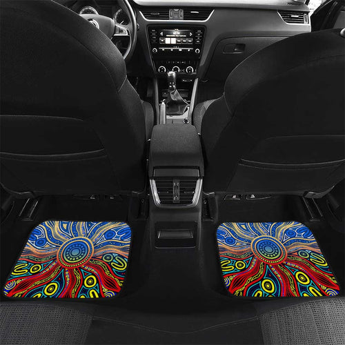 Autism Awareness Australia West Coast Eagles Car Mats Aboriginal Indigenous Art