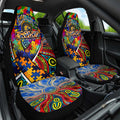 Autism Awareness Australia West Coast Eagles Car Seat Cover Aboriginal Indigenous Art