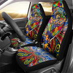 Autism Awareness Australia West Coast Eagles Car Seat Cover Aboriginal Indigenous Art