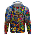 Autism Awareness Australia West Coast Eagles Hoodie Aboriginal Indigenous Art