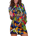 Autism Awareness Australia West Coast Eagles Hoodie Dress Aboriginal Indigenous Art