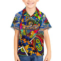Autism Awareness Australia West Coast Eagles Kid Hawaiian Shirt Aboriginal Indigenous Art