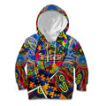 Autism Awareness Australia West Coast Eagles Kid Hoodie Aboriginal Indigenous Art