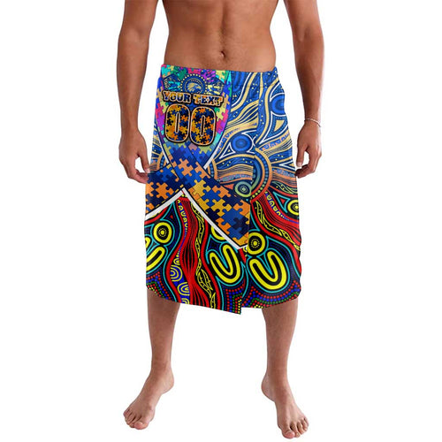 Autism Awareness Australia West Coast Eagles Lavalava Aboriginal Indigenous Art