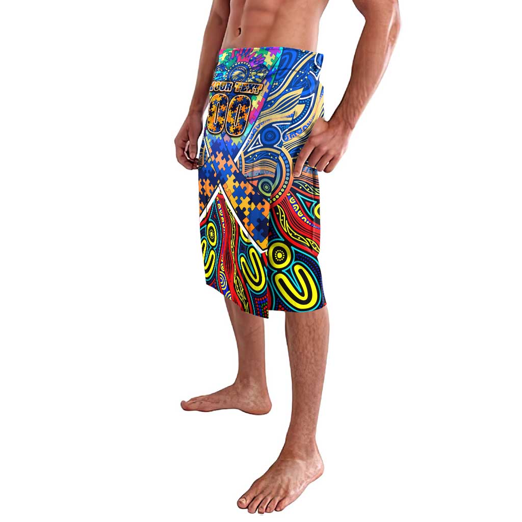 Autism Awareness Australia West Coast Eagles Lavalava Aboriginal Indigenous Art
