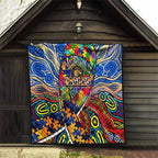 Autism Awareness Australia West Coast Eagles Quilt Aboriginal Indigenous Art