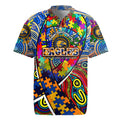 Autism Awareness Australia West Coast Eagles Rugby Jersey Aboriginal Indigenous Art