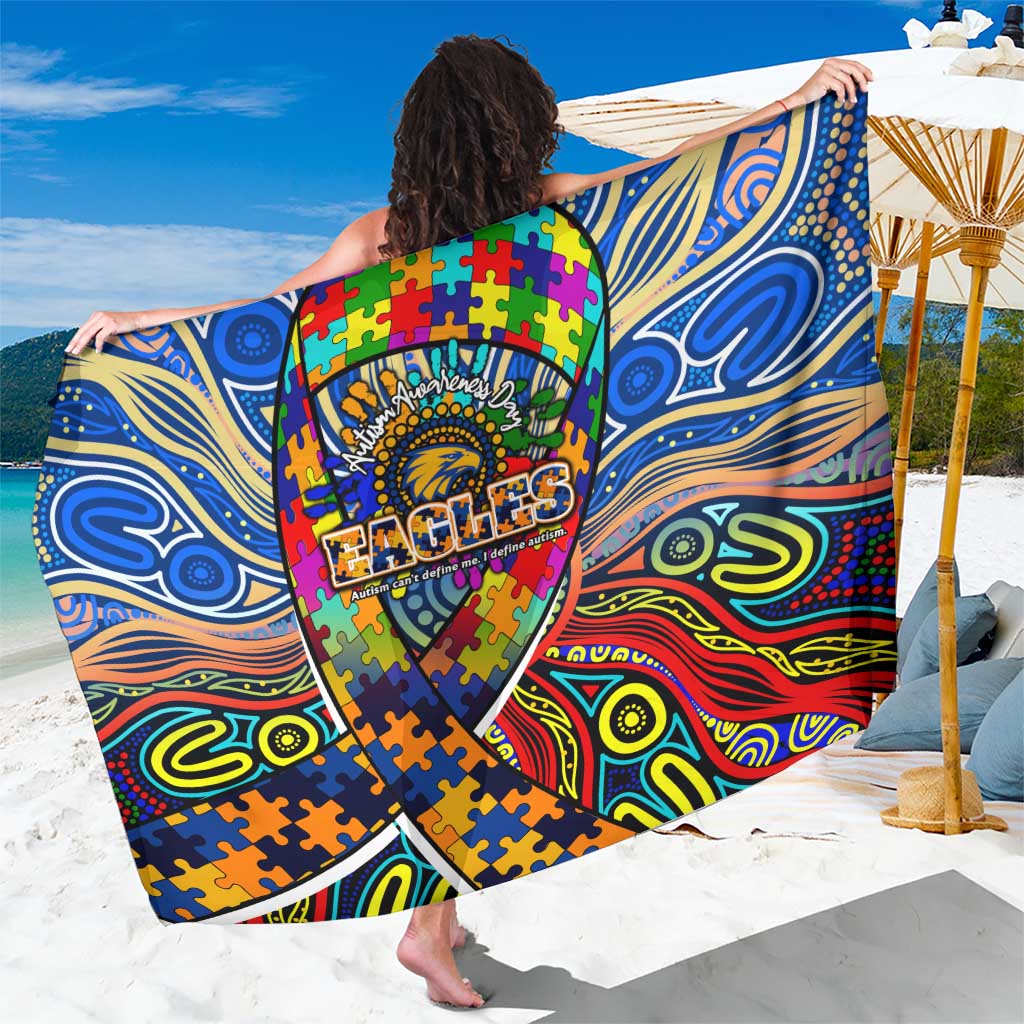 Autism Awareness Australia West Coast Eagles Sarong Aboriginal Indigenous Art