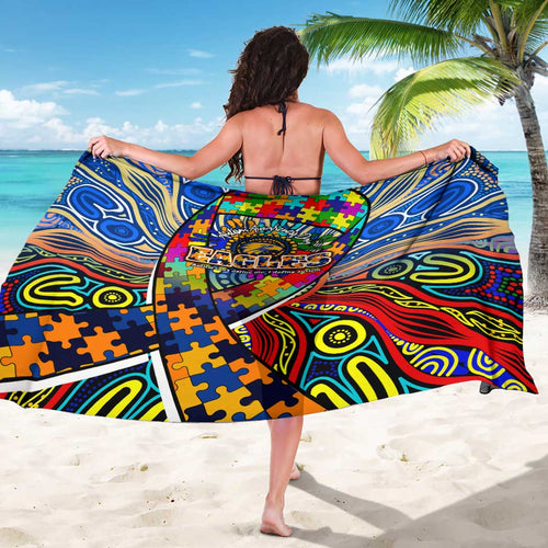 Autism Awareness Australia West Coast Eagles Sarong Aboriginal Indigenous Art