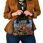 Autism Awareness Australia West Coast Eagles Shoulder Handbag Aboriginal Indigenous Art