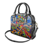 Autism Awareness Australia West Coast Eagles Shoulder Handbag Aboriginal Indigenous Art