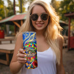 Autism Awareness Australia West Coast Eagles Skinny Tumbler Aboriginal Indigenous Art