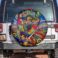 Autism Awareness Australia West Coast Eagles Spare Tire Cover Aboriginal Indigenous Art