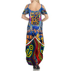 Autism Awareness Australia West Coast Eagles Summer Maxi Dress Aboriginal Indigenous Art