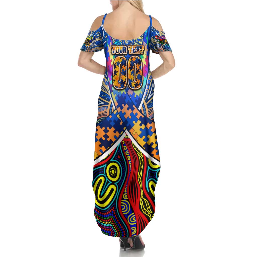 Autism Awareness Australia West Coast Eagles Summer Maxi Dress Aboriginal Indigenous Art
