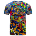 Autism Awareness Australia West Coast Eagles T Shirt Aboriginal Indigenous Art