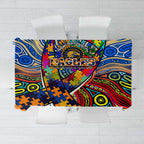 Autism Awareness Australia West Coast Eagles Tablecloth Aboriginal Indigenous Art