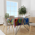 Autism Awareness Australia West Coast Eagles Tablecloth Aboriginal Indigenous Art