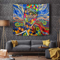 Autism Awareness Australia West Coast Eagles Tapestry Aboriginal Indigenous Art