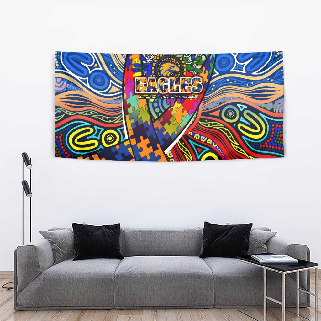 Autism Awareness Australia West Coast Eagles Tapestry Aboriginal Indigenous Art