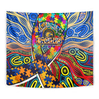 Autism Awareness Australia West Coast Eagles Tapestry Aboriginal Indigenous Art